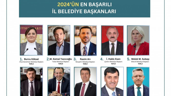 2024 Yılının En Başarılı Belediye Başkanları Açıklandı